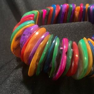 Colorful Stretch Cuff Bracelet